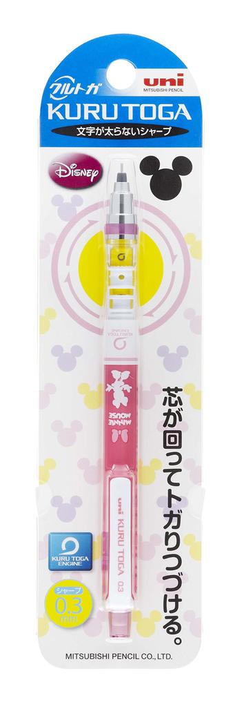 Mitsubishi Pencil Mechanical Pencil Kurutoga Disney Minnie 0.3 M3650DS1P.MN