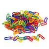 400pcs Geometric Interlocking Buckle Colorful Plastic Clips Hooks Chain Links Kids Educational Toy