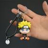 Anime Naruto Figure Kakashi Gaara Sasuke Keychain Adorable Car Keychains For Pendant Keys Holder Accessories Backpack Charm Gift