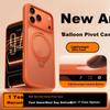 Magnetic Stand Case for Apple iPhone 17 Pro Ultra-Thin Lens Full Protection Shockproof Semi-Transparent Heat Dissipation Matte Case