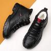 Casual Cotton Boots 2025 Winter New Tooling Men's Shoes Trend Wool Men's Cotton Shoes Cowhide Lace-up Thermal Leather Shoes