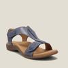 Summer Sandals Women's Flat Arch Massage Velcro Word Casual Beach Sandals