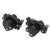 1pair Disc Brake Calipers Aluminum Alloy Front Rear Disc Brake Calipers for MBX10 MBX11 Mini Dirt Bike Black