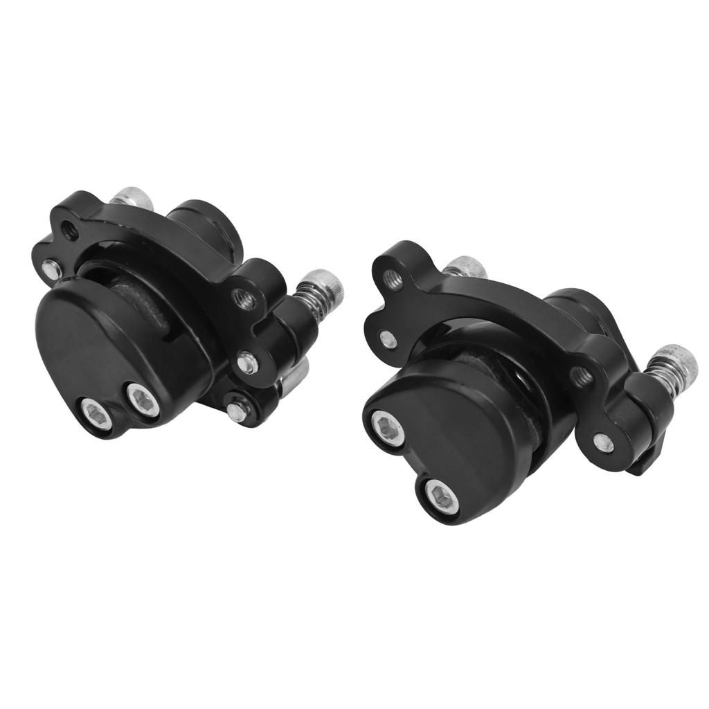 1pair Disc Brake Calipers Aluminum Alloy Front Rear Disc Brake Calipers for MBX10 MBX11 Mini Dirt Bike Black