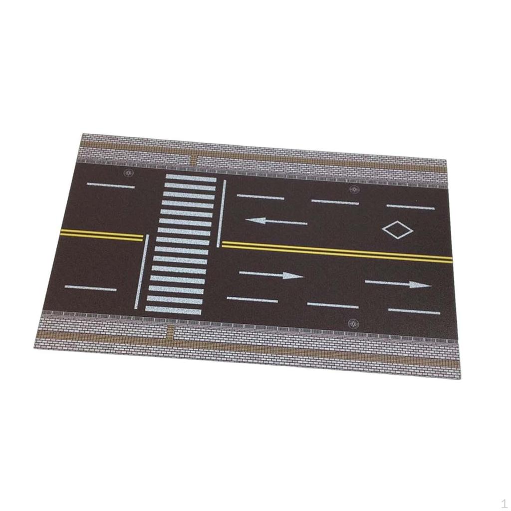 1/64 Highway Parking Lot Model Layout Diorama Anti-slip Mat Background Diecast Car Track Scene