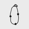 Colle Flower Bead Strap Black