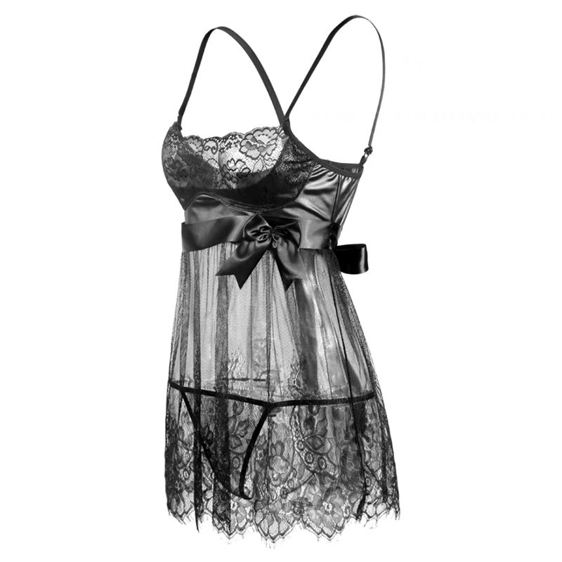 

Amazon Sling Lace Night Dress Oversize Women s Clothing Black 3X