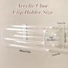 360-Degree Rotating Holder Acrylic Hair Clip Organizer Bedroom Organization Minimalist Style Space-Saving Storage