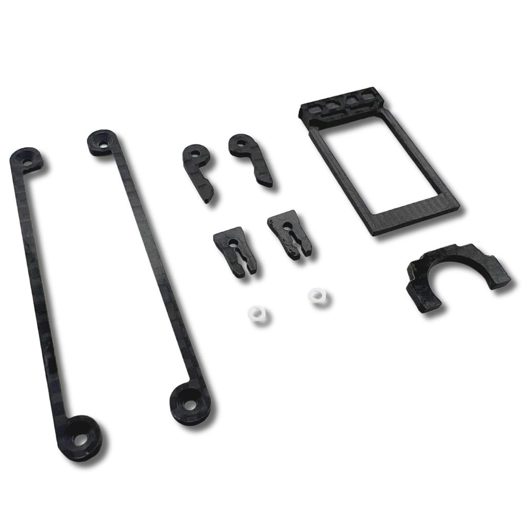 TAGATORON Set of Carbon Fiber for MS Chassis Cover 5-Piece [Bridge/Gear Holder/Gear Reinforcement/Motor Holder/Battery Holder]