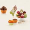4Pcs Silicone Cake Cup Liner Baking Cup Mold Muffin Round Cakecup Cake Tool
