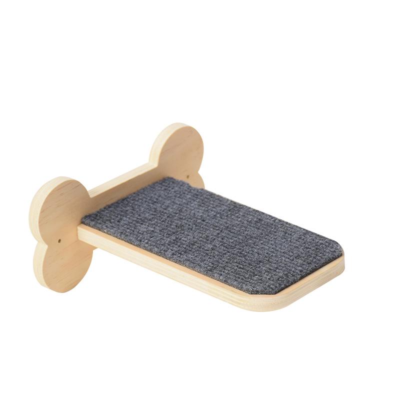 В наличии настенный кошачий комплекс и игровой лазательный комплекс с платформой для прыжков, жердочкой, гамаком и ступеньками