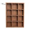 Multi-function Trinket Shelf Miniature Wooden Crystal Display Office Collectibles Organizer Printers Tray for Gems Stones Shells Decorative Stand
