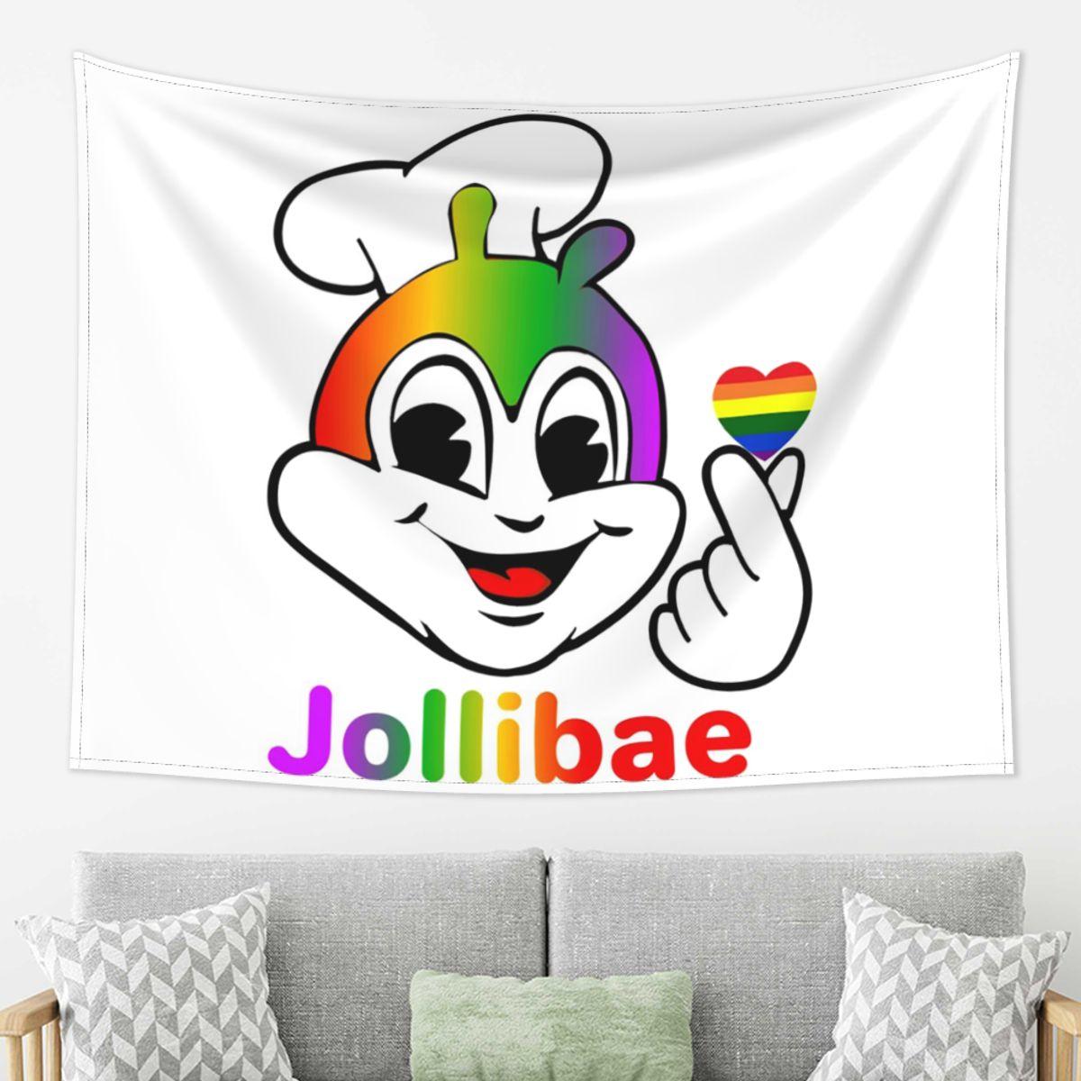 JOLLI BAE PRIDE JOLLIBEE Tapestry Wall Hanging Aesthetic Home Decoration Tapestries for Living Room Bedroom 74x94cm(29x37in)