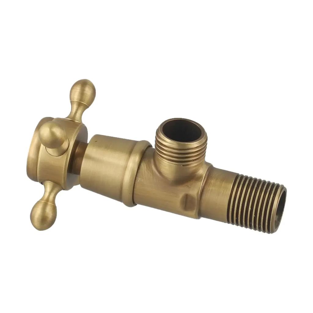 European Angle Valve Copper Valve Core Retro Mixing Valve Water Stop Valve Home Improvement Bathroom Accessories For Shower