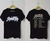 Spinal Tap The #034Tap Into America#034 Tour 2 Side Black TShirt Unisex T-Shirt