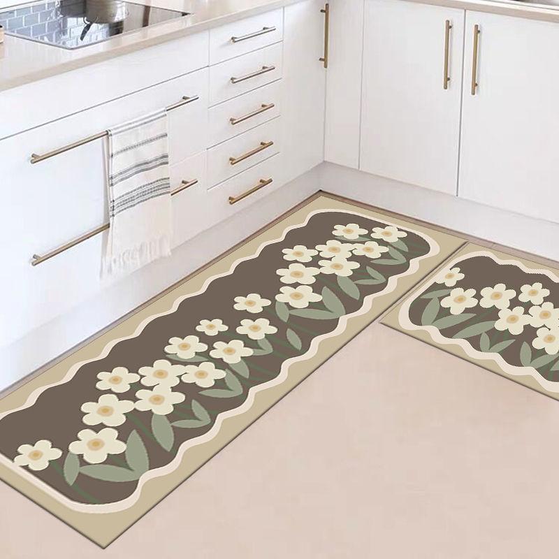 Kitchen Mat Home Floor Decor Bedroom Living Room Long Rug Hallway Carpet Bathroom Anti -Slip Absorbent Rectangle Entrance Doormat