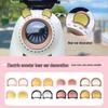Yadea Bear Ear Electric Scooter Accessories: Cute Battery Car Stickers & Creative Helmet Decorations.