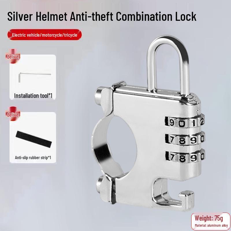 Electric Motorcycle Helmet Lock - Anti-theft Safety Hook for Secure Helmet and Item Storage