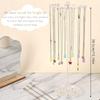 Drehbare Halsketten Schmuckorganizer Klarer Acryl-Halskettenständer mit 360°-Drehbasis Eleganter Schmuck-Ausstellungsständer