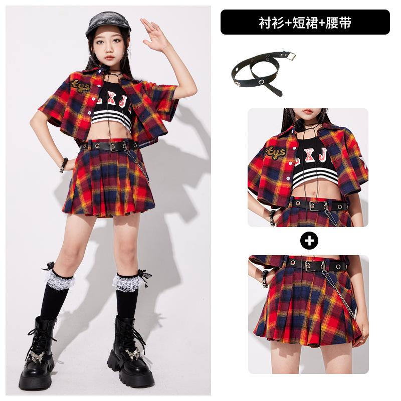 Hip-Hop Children'S Trendy Costumes, Boys' Suits, Hiphop Children'S Clothing, Hip-Hop Catwalk Girls, Jazz Drums