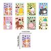 16 Sheets/set Farm Animals Stickers for Kids Cartoon Animal Face Swap DIY Creative Educational Stickers