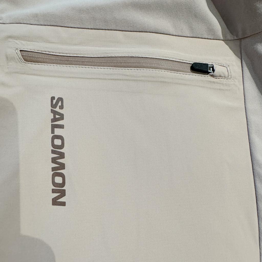 Salomon Outdoor Series Water-Resistant Breathable Straight-Leg Comfortable Casual Pants Men bottoms Ethereal-Brown LC2470400