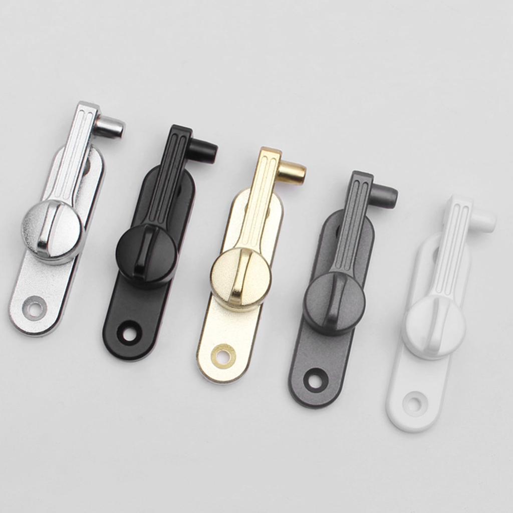 90/180 Degree Barn Door Lock Zinc Alloy Flip Safety Door Lock Antitheft Buckle Door Bolt Safety Sliding Barn Door Lock
