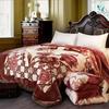 Double Layers Raschel Mink Blankets Spring Winter Soft Warm Faux Fur Throw Blankets Heavy Fluffy Weighted Blankets
