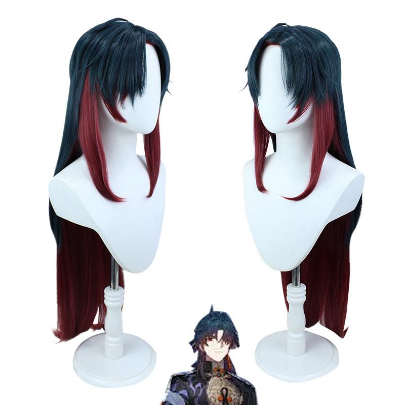Blade Honkai Star Rail Cosplay Costume Wig Uniform Set with Earrings for Stellaron Hunters Astral Express Halloween Party Unisex