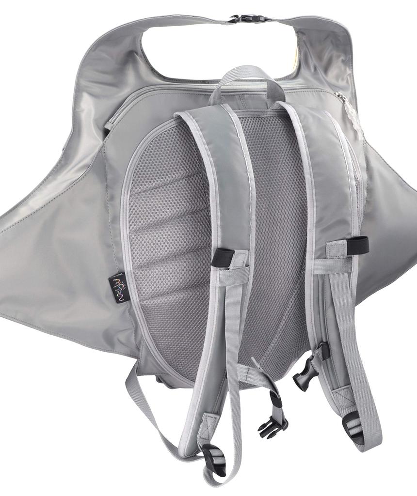 [MORN CREATIONS] Manta Backpack, Large, GrayBlue