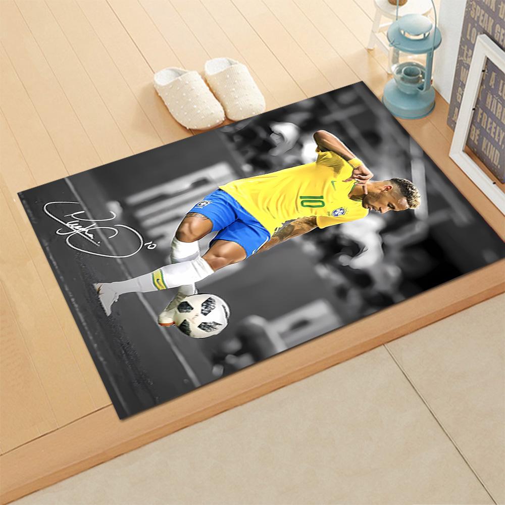 Neymar Brazil Celebration Rug for Living Rooms, Bedrooms, Home Décor, and As Gifts.