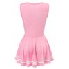 Tennis Skirt Sleeveless Mini Size L [LittleForBig] Women's One-Piece Dress, Pajama, [Cheer Squad] Dress,