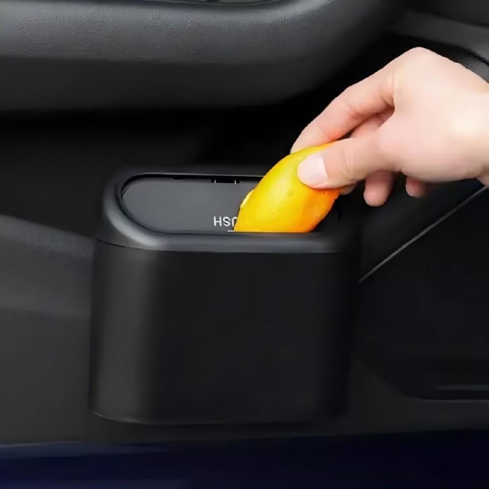 Car Trash Can with Lid Universal Vehicle Mini Leakproof Garbage Bin Car Organizer Storage for Front Back Seat Vehicle supplies