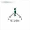 1Pc Anti-Tangle Figure-8 Snap Swivels with Spring, Anti-Tangle Bead Split Ring Connectors