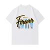 Men's 100% Cotton Crew Neck Short Sleeve T-Shirt, Born To Forever Win Slogan Printed Casual Comfortable Loose Fit Tee For Daily Outdoor Street Wear