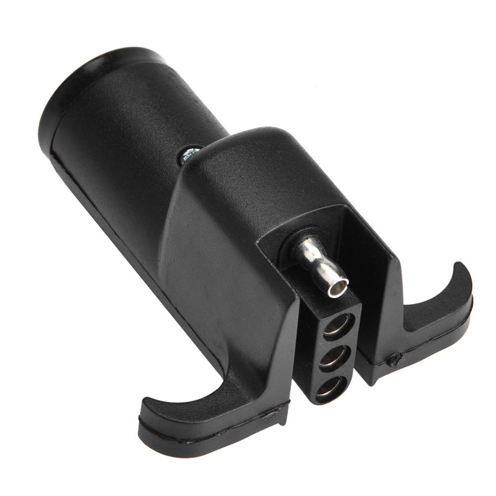 6 To 4 Pin Car Trailer Socket Plug Adapter Converter Caravan Towbar Towing Connector 12V