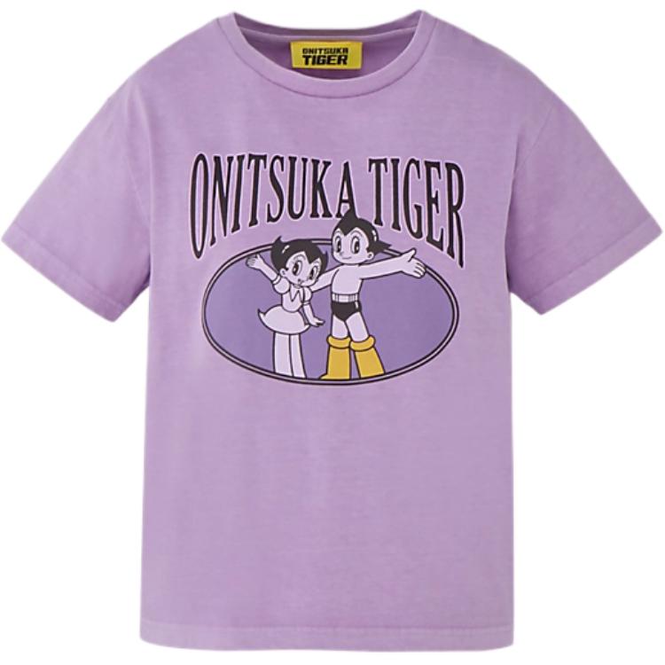 Onitsuka Tiger X Astro Boy Cartoon Loose Short Sleeve T-Shirt Women T-Shirt 2182B558-500