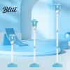 2-in-1 Bubble Machine with Music Light Adjustable Height 3-in-1 Outdoor Party Blower With Stakes for Weddings Birthdays Camping Rechargeable
