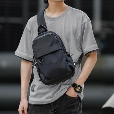 Men's Chest Bag, Simple Single-shoulder Crossbody Bag, Crossbody Backpack, Small Bag, Trendy Postman Bag for Men