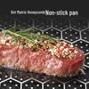 Kangbahe Honeycomb Non-Stick 304 Stainless Steel Frying Pan - Double-Sided for Pancakes & Steaks