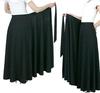 Bourree Wrap Long Chorus Adjustable Available in 4 Lengths Skirt, Skirt, Black, Costume, Waist, (Skirt Length M-L 100cm)