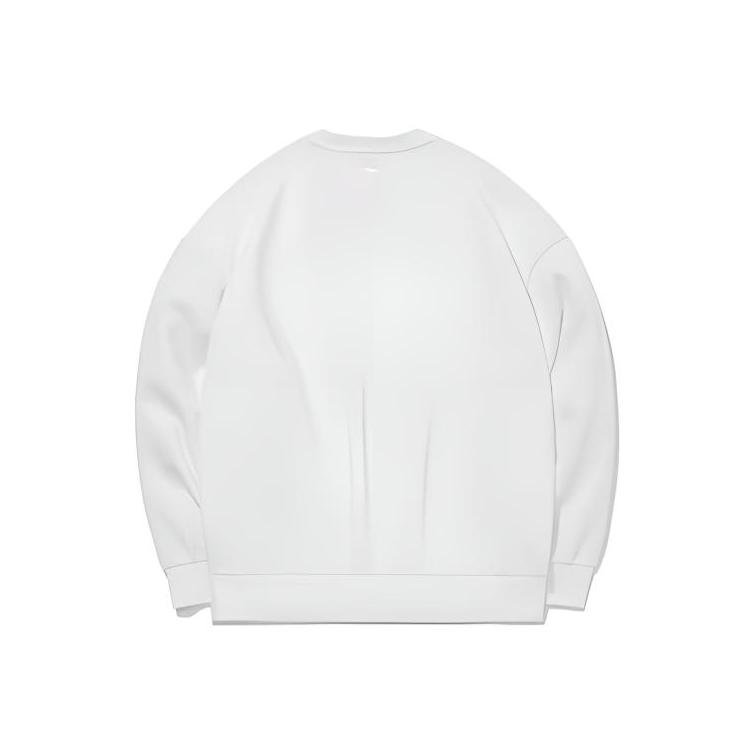 Li-Ning Autumn Simple Casual Round Neck Fleece Warm Loose Sports Hoodie Men Hoodies AWDUA51-3