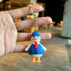 Cartoon Travel Duck Key Chain Bag Pendant Car Key Chain Small Gift Doll Gift