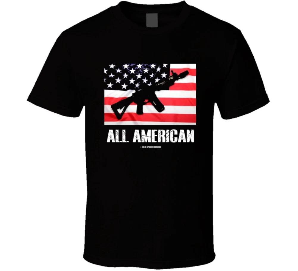 

Ar15 All American Second Amendment No Gun Control Gift T Shirt S