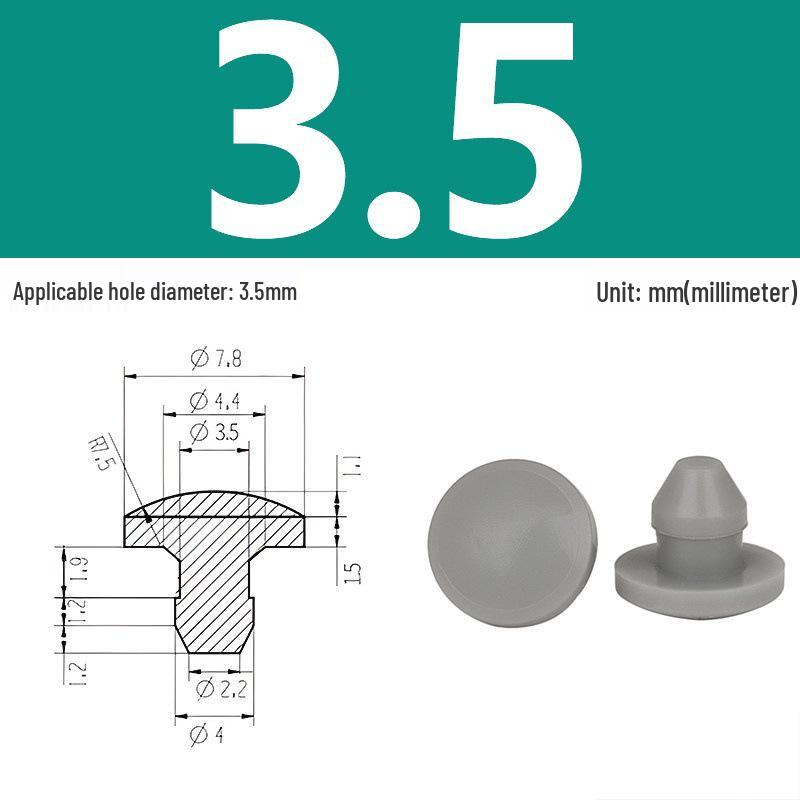 High-Temp Resistant Silicone Rubber Stopper with Card Slot Sealing Cap