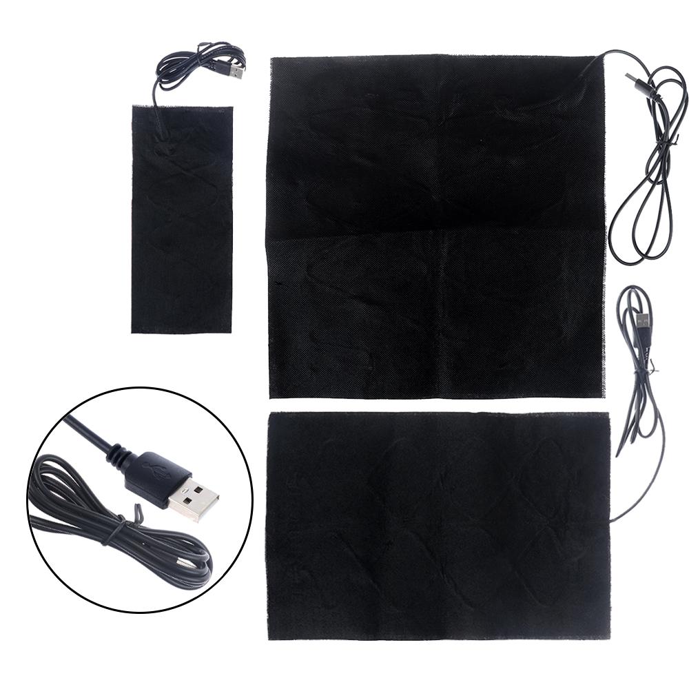 USB 5V Uhlíkové vlákno Vyhřívací podložka Ohřívač rukou a těla Rychlé zahřívání Elektrická vyhřívací podložka Vyhřívací fólie Zimní Infračervená Teplotní podložka