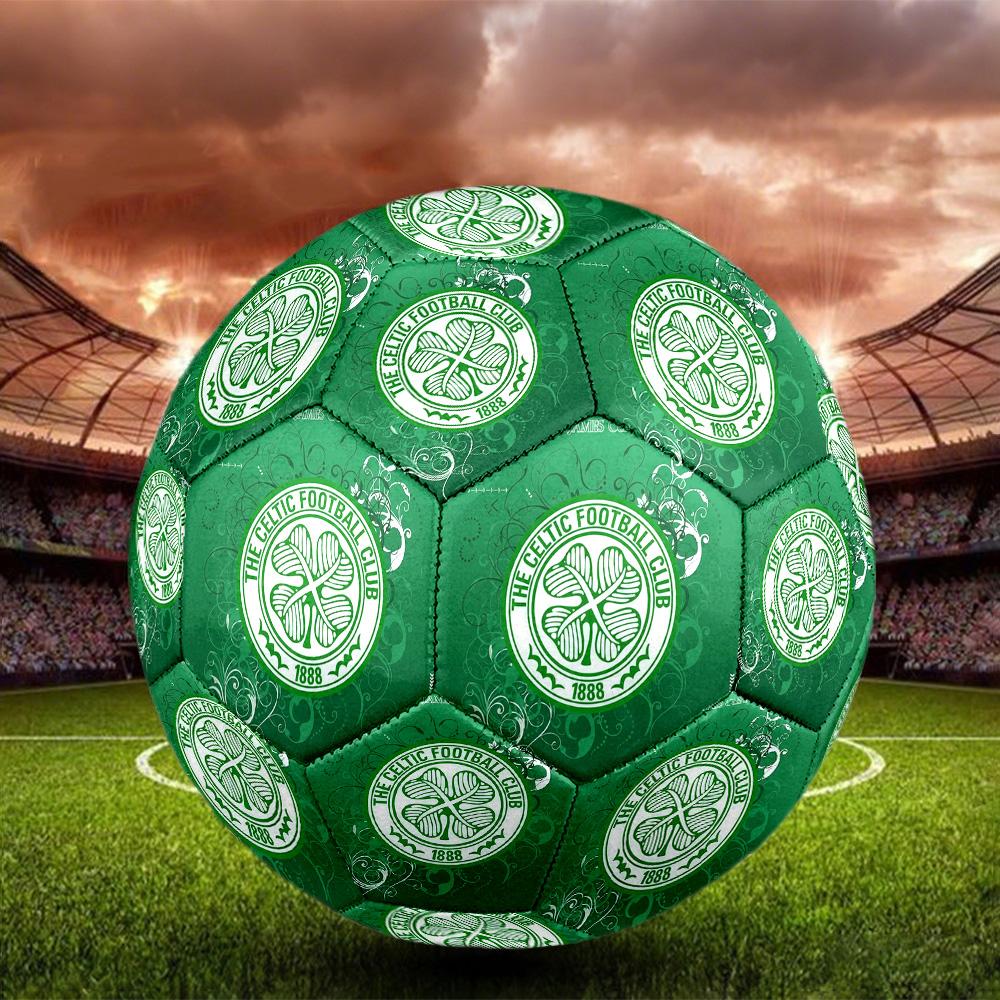 Celtic FC teamIndoor Soccer Ball Colorful All Ages Machine Stitched PVC Competition Ready Durable High-Bounce