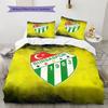 Bursaspor  Pattern Bedding Quilt Set  Home Decoration  Gift (1 * duvet cover + 2 * pillowcase  without core)