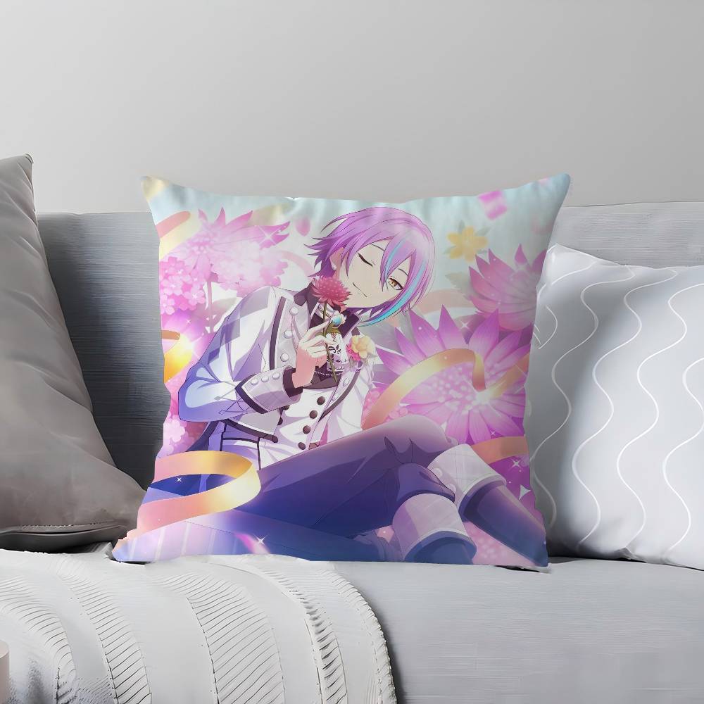 

Kamishiro Rui Pillow Case Square Cushion Cover 3D Soft Plush Throw Pillowcase Living Room Sofa Bedroom Home Room Bed Car Decor 12x12Inch