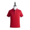 Custom Logo Quick Dry Short Sleeve Ice Silk Polo Shirt for Work or Advertising